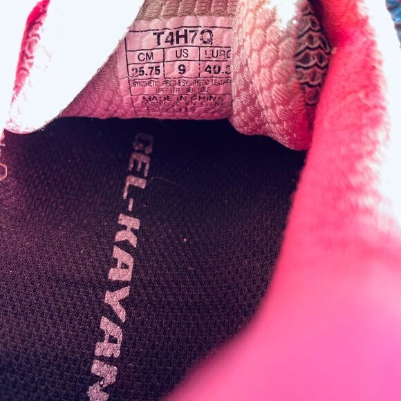 ASICS Gel Kayano 21 US US Silver Grey Pink Black running Shoe T4H7Q Womens 9 US - Picture 7 of 9